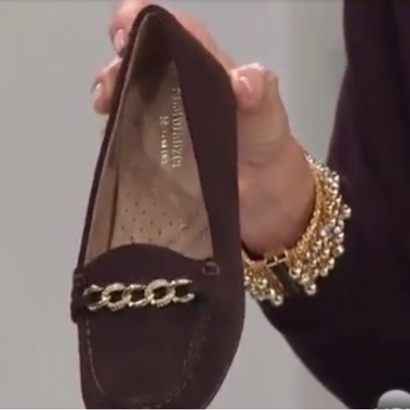 Naturalizer "Kaptain" Leather Moccasin with Chain size 7.5 - Picture 9 of 12